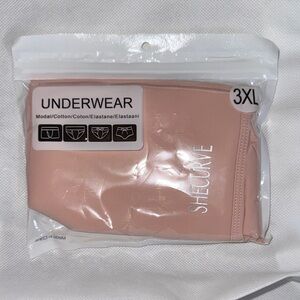 SHECURVE Women's Pink Panties - 3XL